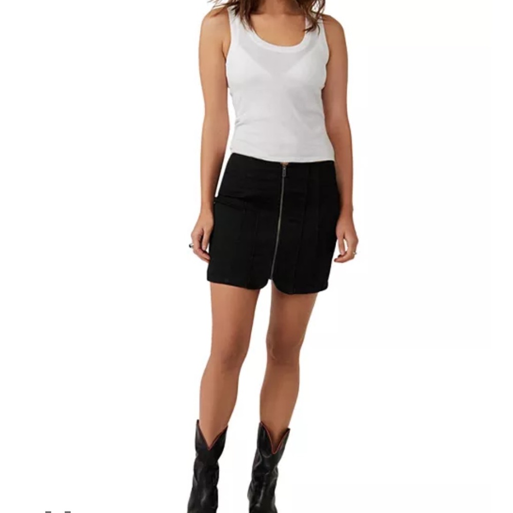 NWT Free People We The Free Black Skirt